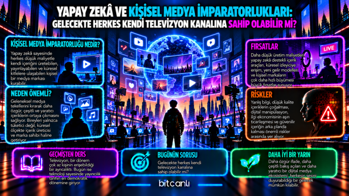 Yapay Zekâ ve Kişisel Medya İmparatorlukları: Gelecekte Herkes Kendi Televizyon Kanalına Sahip Olabilir Mi?